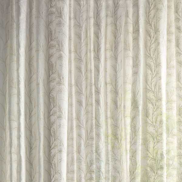 Sea Fern Seaspray White Fabric by Sanderson