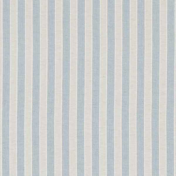 Sorilla Stripe Delft/Linen Fabric by Sanderson
