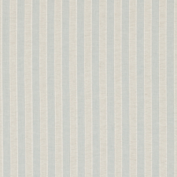 Sorilla Stripe Eggshell Linen Fabric by Sanderson