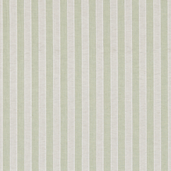 Sorilla Stripe Apple Linen Fabric by Sanderson
