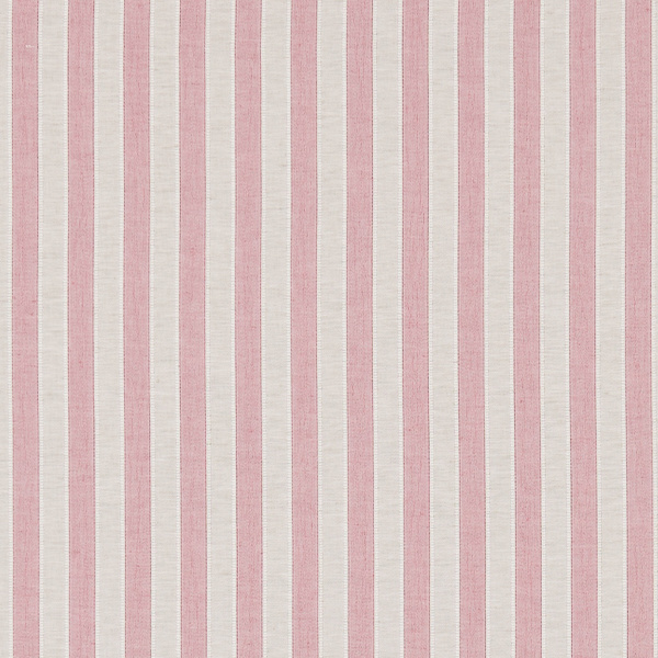 Sorilla Stripe Rose Linen Fabric by Sanderson