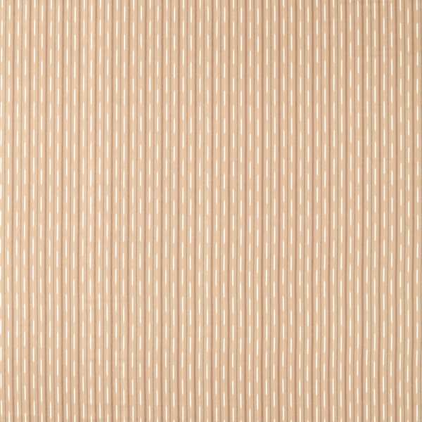 Sabu Stripe Stone/Oak Fabric by Sanderson