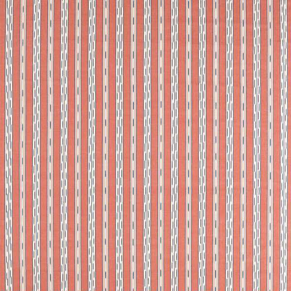 Jamandi Stripe Madder/Indigo Fabric by Sanderson