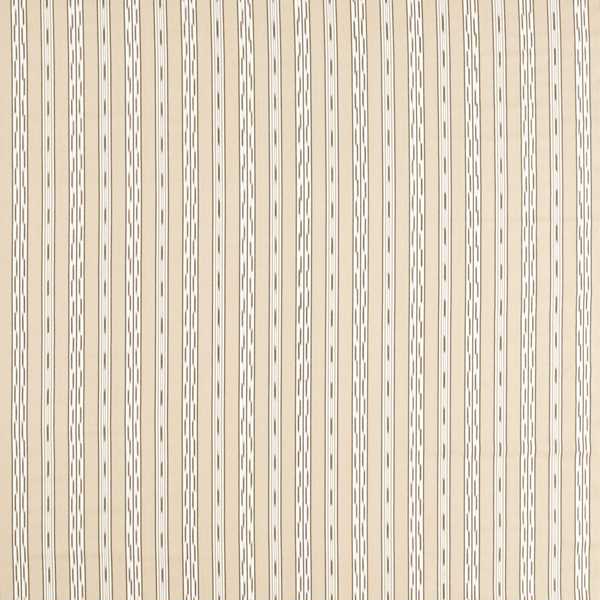 Jamandi Stripe Gritstone/Oak Fabric by Sanderson