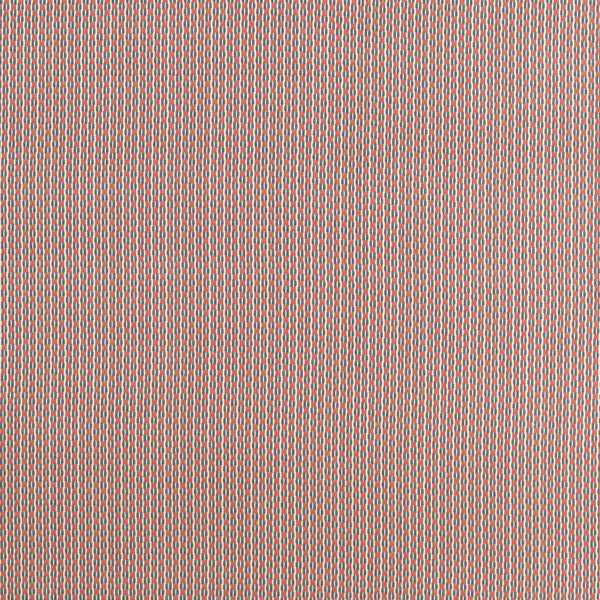 Batak Check Indigo/Madder Fabric by Sanderson
