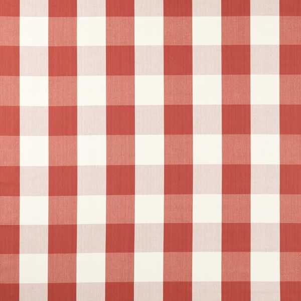 Madras Check Madder Fabric by Sanderson