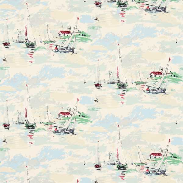 Sail Away Sea Green Wallpaper by Sanderson