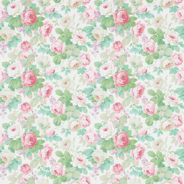Chelsea Pink/Celadon Wallpaper by Sanderson