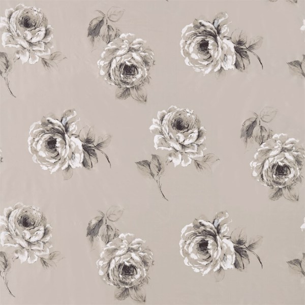 Rosa Charcoal Fabric by Sanderson
