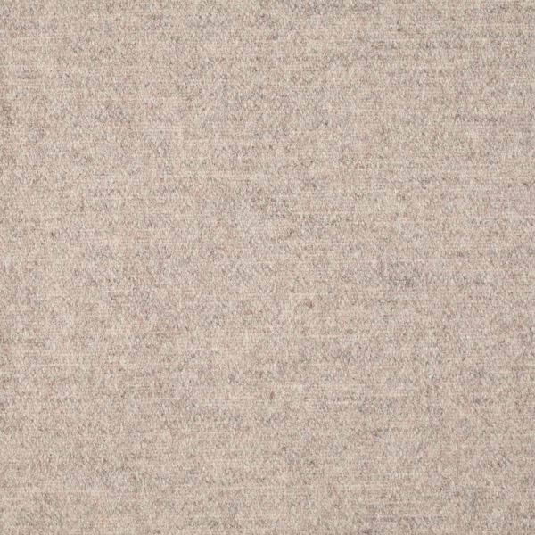 Byron Wool Plains Stone Fabric by Sanderson