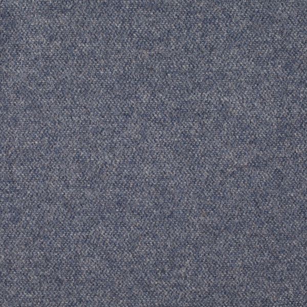 Byron Wool Plains Grey Blue Fabric by Sanderson