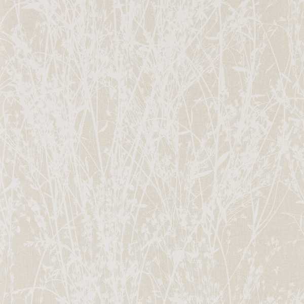 Meadow Canvas White/Parchment Wallpaper by Sanderson