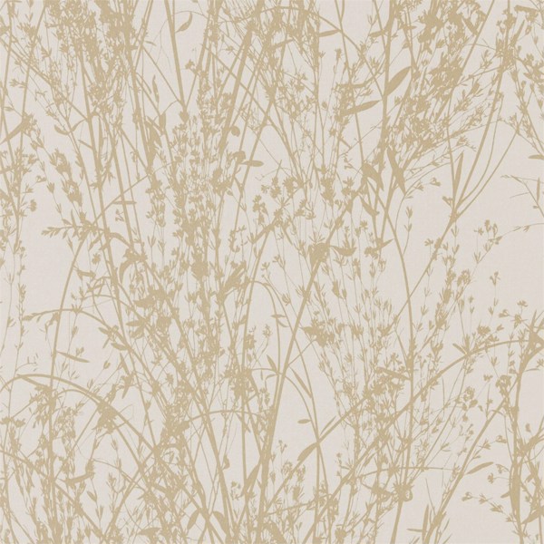 Meadow Canvas Wheat/Cream Wallpaper by Sanderson