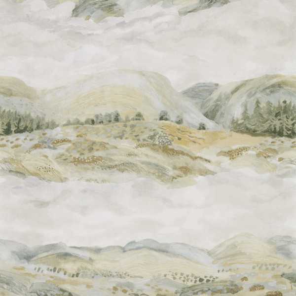 Elysian Sage Grey Wallpaper by Sanderson