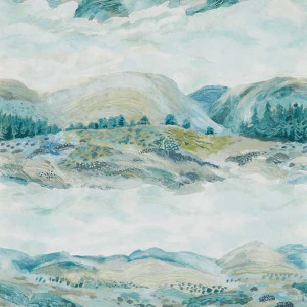 Elysian Whitstable Blue Wallpaper by Sanderson