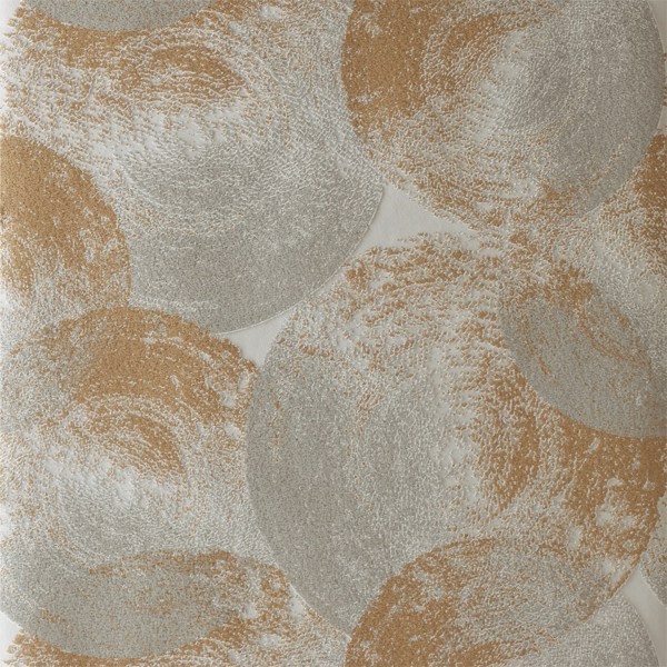 Anthology Ellipse Jute/Clay Wallpaper by Harlequin