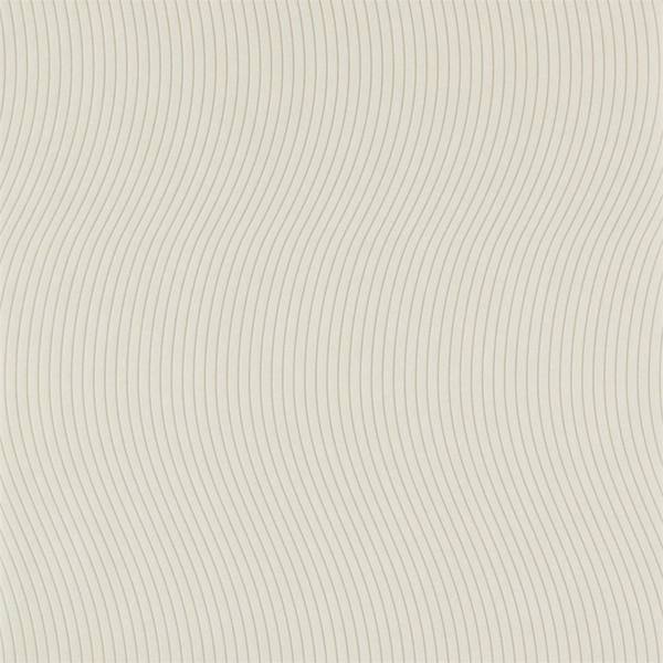 Anthology Groove Alabaster Wallpaper by Harlequin