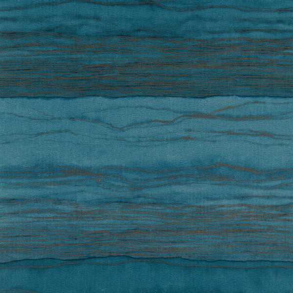 Metamorphic Wide Width Lapis/Copper Wallpaper by Harlequin