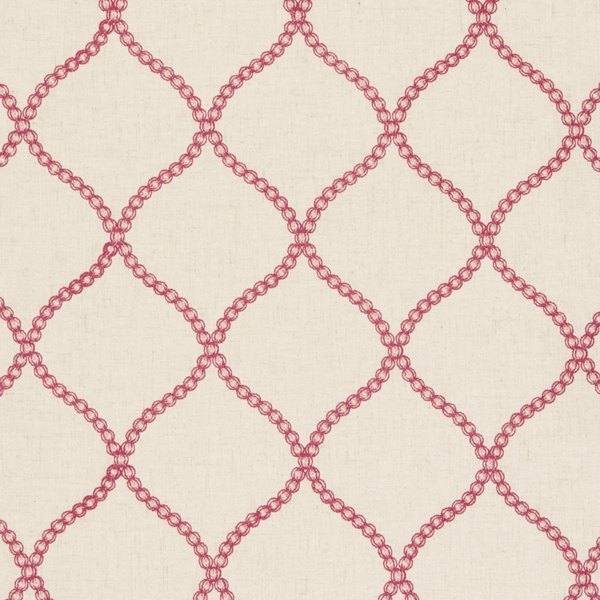 Sawley Raspberry Fabric by Clarke & Clarke