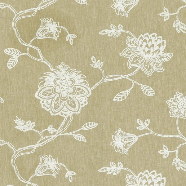Whitewell Sage Fabric by Clarke & Clarke