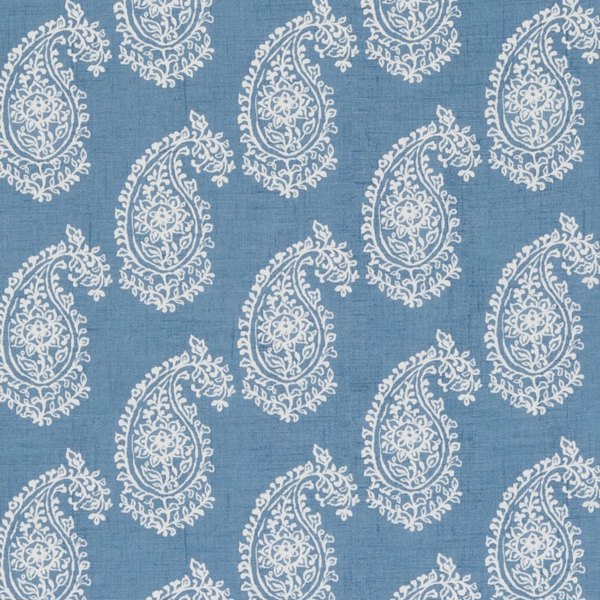 Harriet Chambray Fabric by Clarke & Clarke