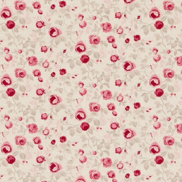 Maude Raspberry Fabric by Clarke & Clarke