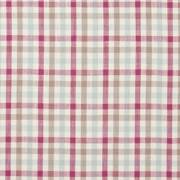 Hatfield Raspberry Fabric by Clarke & Clarke