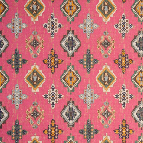 Konya Azalea Fabric by Clarke & Clarke