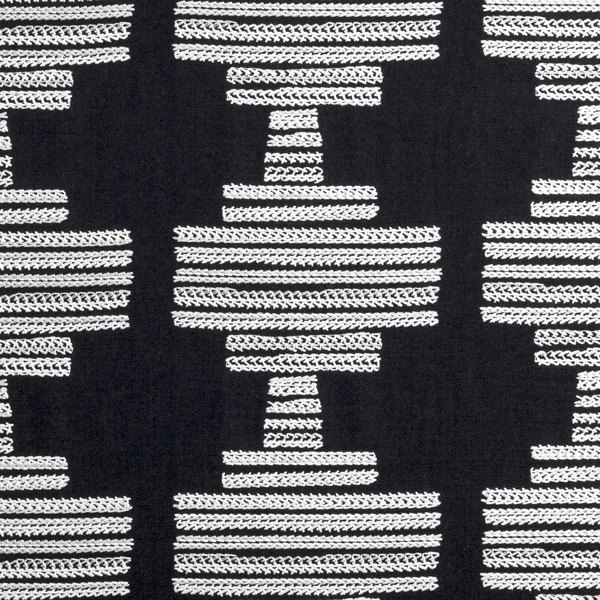 BW1010 Black/White Fabric by Clarke & Clarke