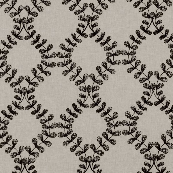 Malham Charcoal Fabric by Clarke & Clarke
