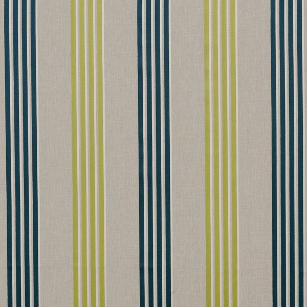 Wensley Teal/Acacia Fabric by Clarke & Clarke