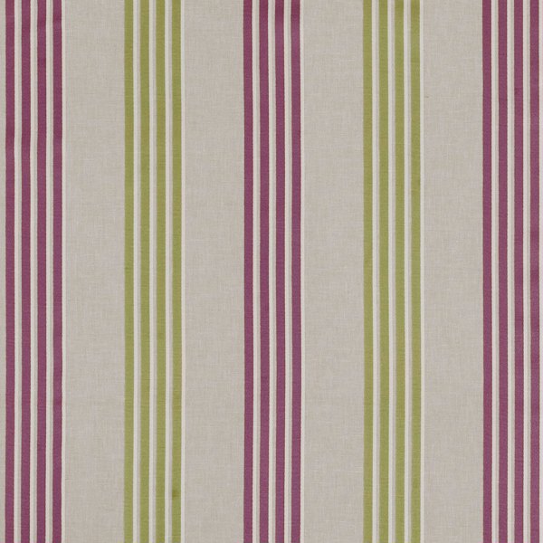 Wensley Violet/Citrus Fabric by Clarke & Clarke
