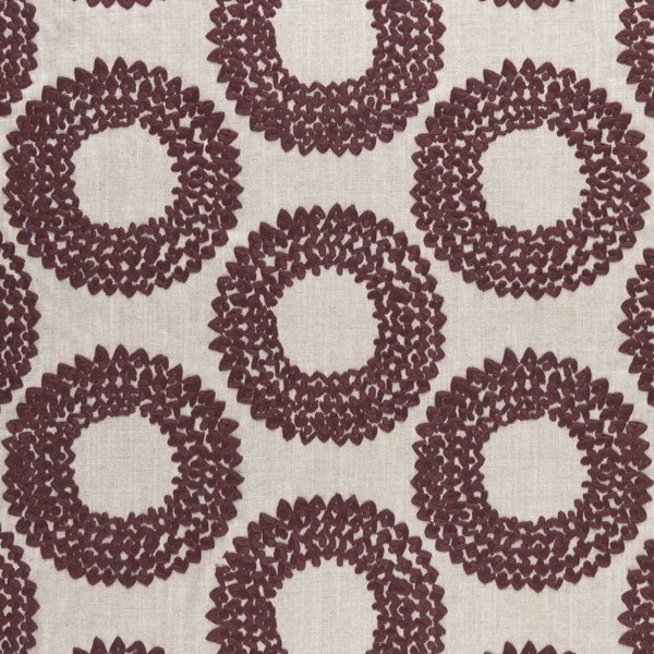 Dashiki Plum Fabric by Clarke & Clarke