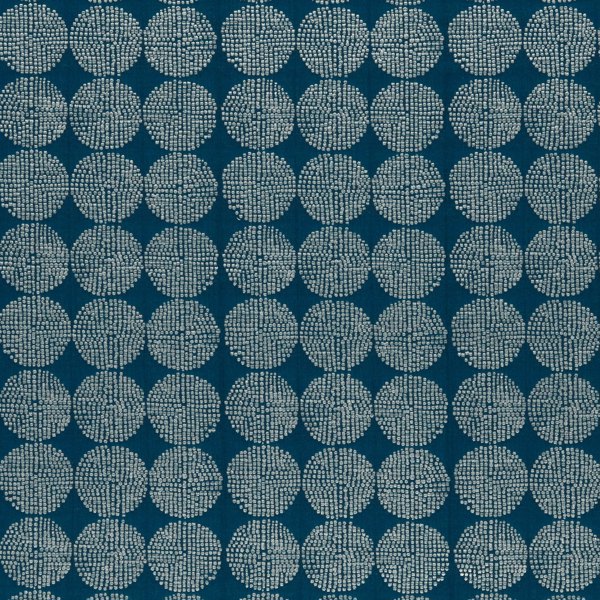 Kiko Aqua Fabric by Clarke & Clarke