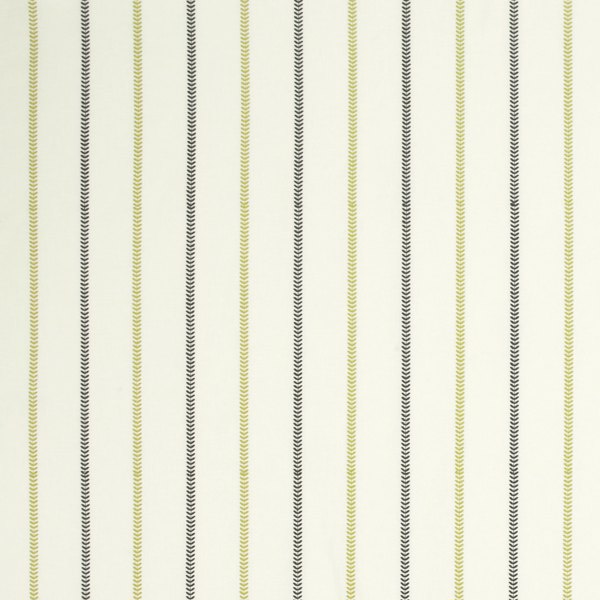 Enya Chartreuse/Charcoal Fabric by Clarke & Clarke