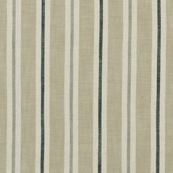 Sackville Stripe Natural Fabric by Clarke & Clarke