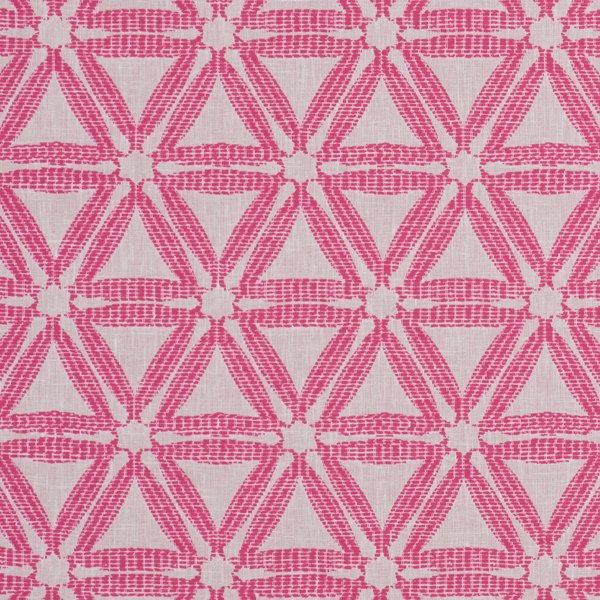 Delta Raspberry Fabric by Clarke & Clarke