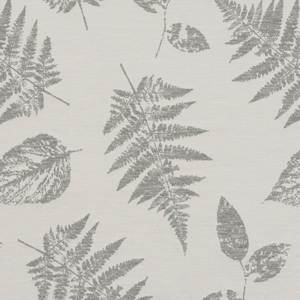 Foliage Silver Fabric by Clarke & Clarke