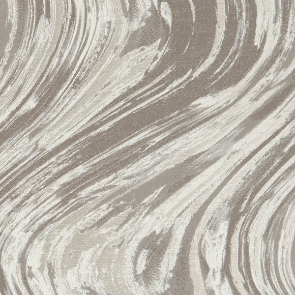 Agata Taupe/Ivory Fabric by Clarke & Clarke