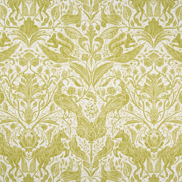 Forest Trail Citrus Fabric by Clarke & Clarke