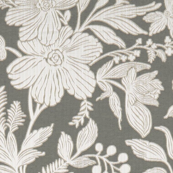 Hollyhurst Charcoal Fabric by Clarke & Clarke