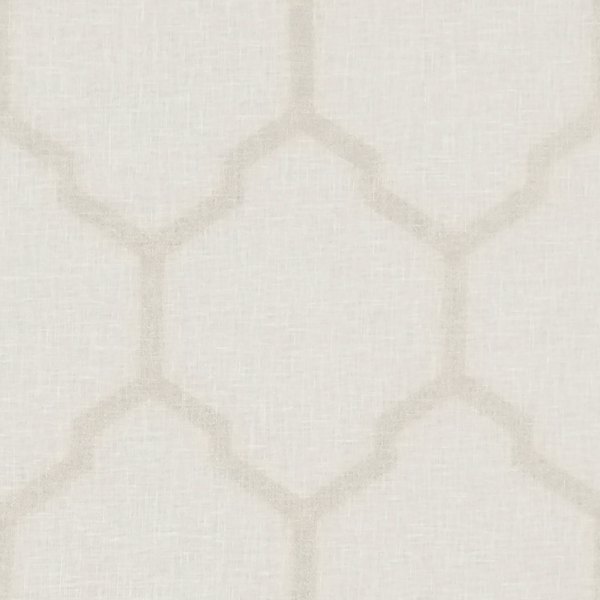 Arturo Ivory/Gold Fabric by Clarke & Clarke