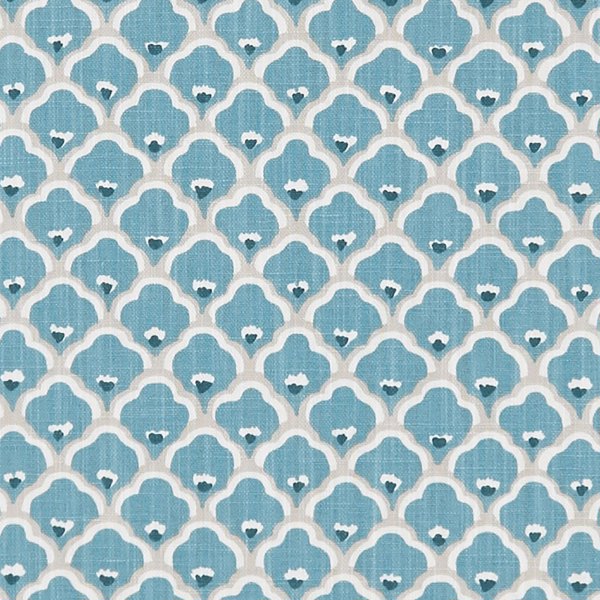 Sensu Blue Fabric by Clarke & Clarke