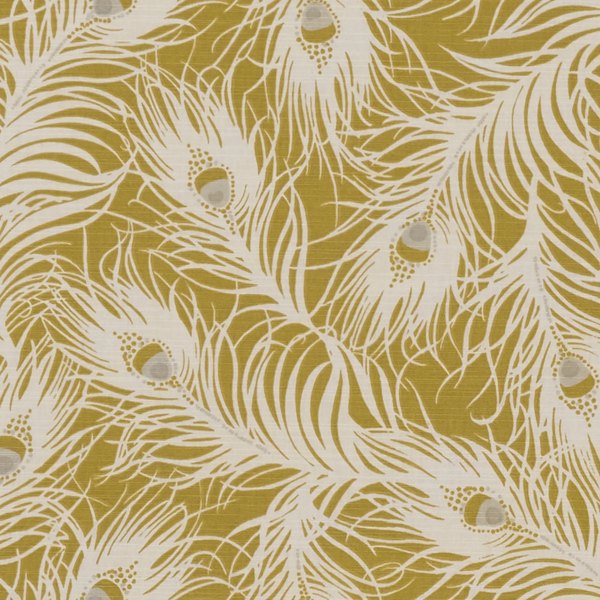 Harper Ochre Fabric by Clarke & Clarke