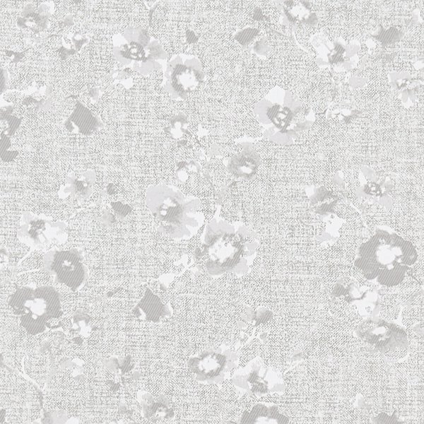 Sakura Silver Fabric by Clarke & Clarke