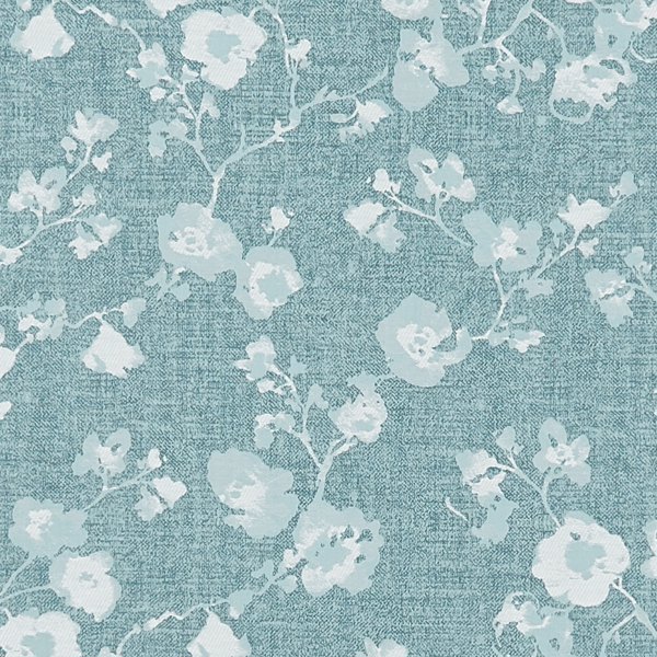 Sakura Teal Fabric by Clarke & Clarke