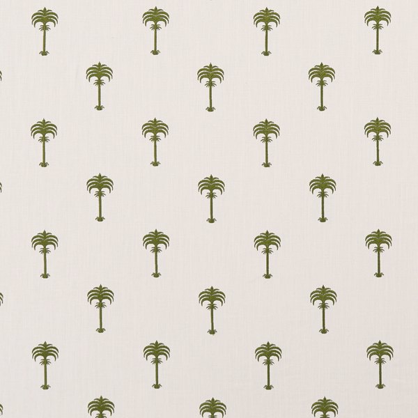 Menara Olive Fabric by Clarke & Clarke
