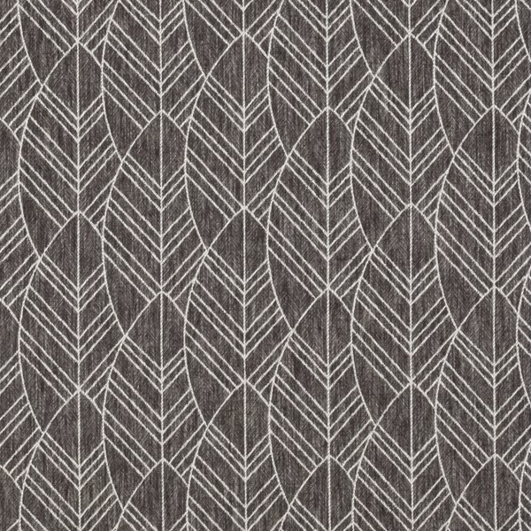 Atika Charcoal Fabric by Clarke & Clarke