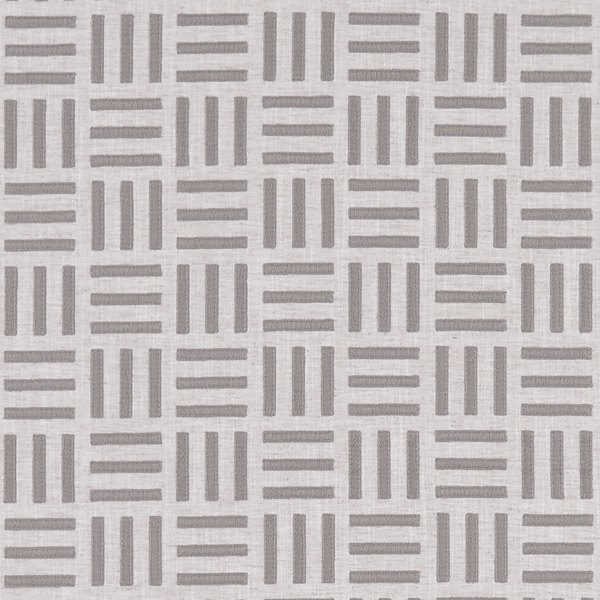 Parallel Silver Fabric by Clarke & Clarke