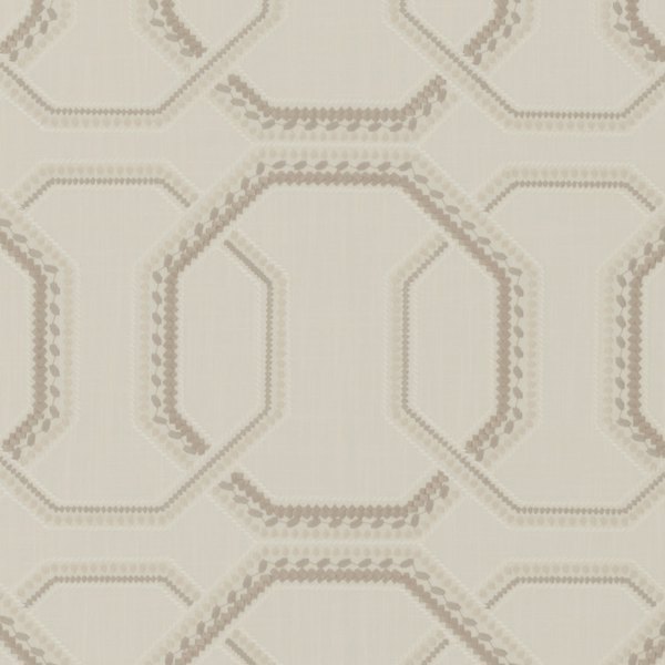 Repeat Ivory Fabric by Clarke & Clarke